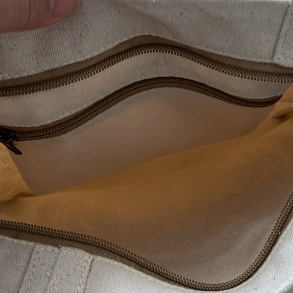 Cotton canvas tote bag with zipper - Picture 7 of 7